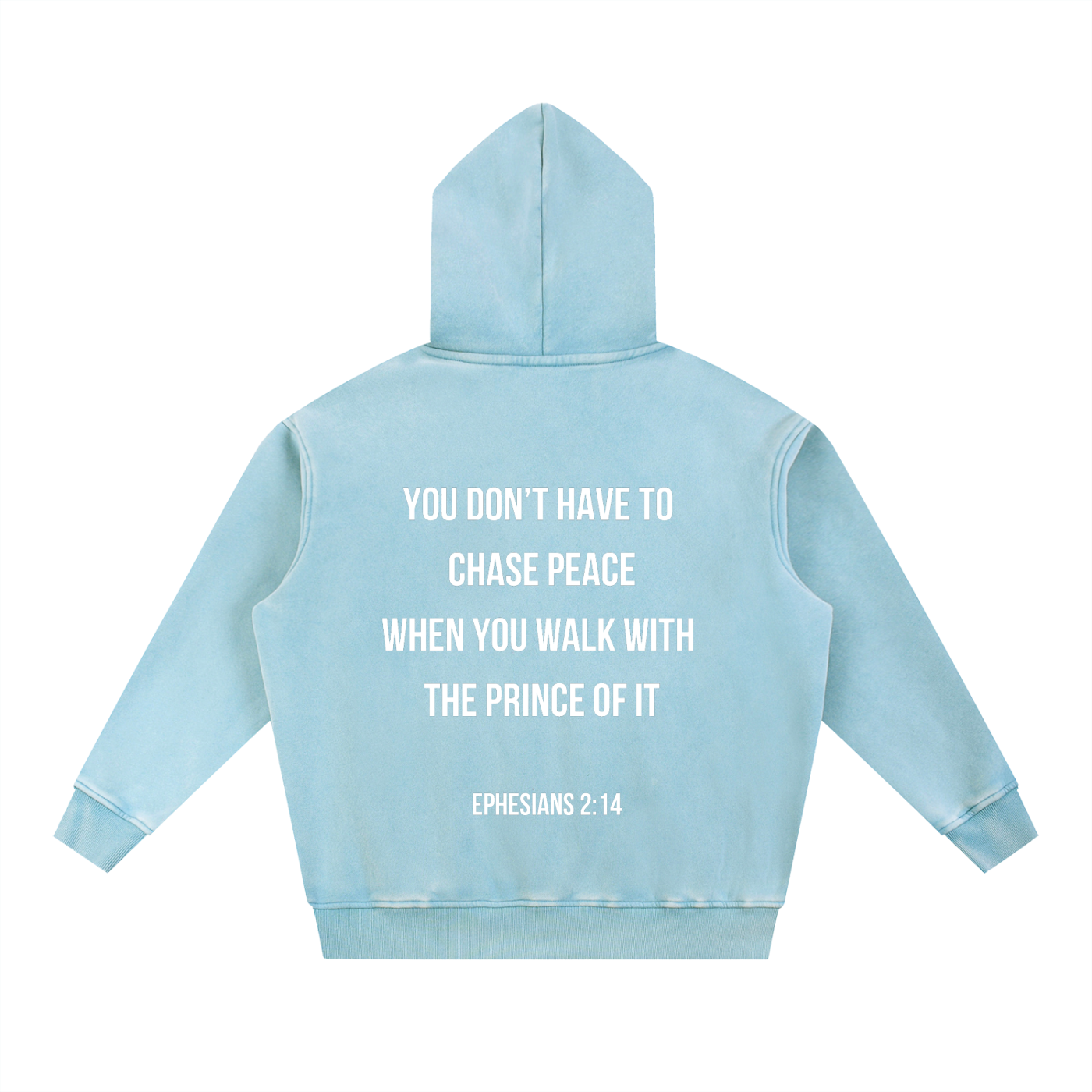 Prince Of Peace Wash Oversize Hoodie