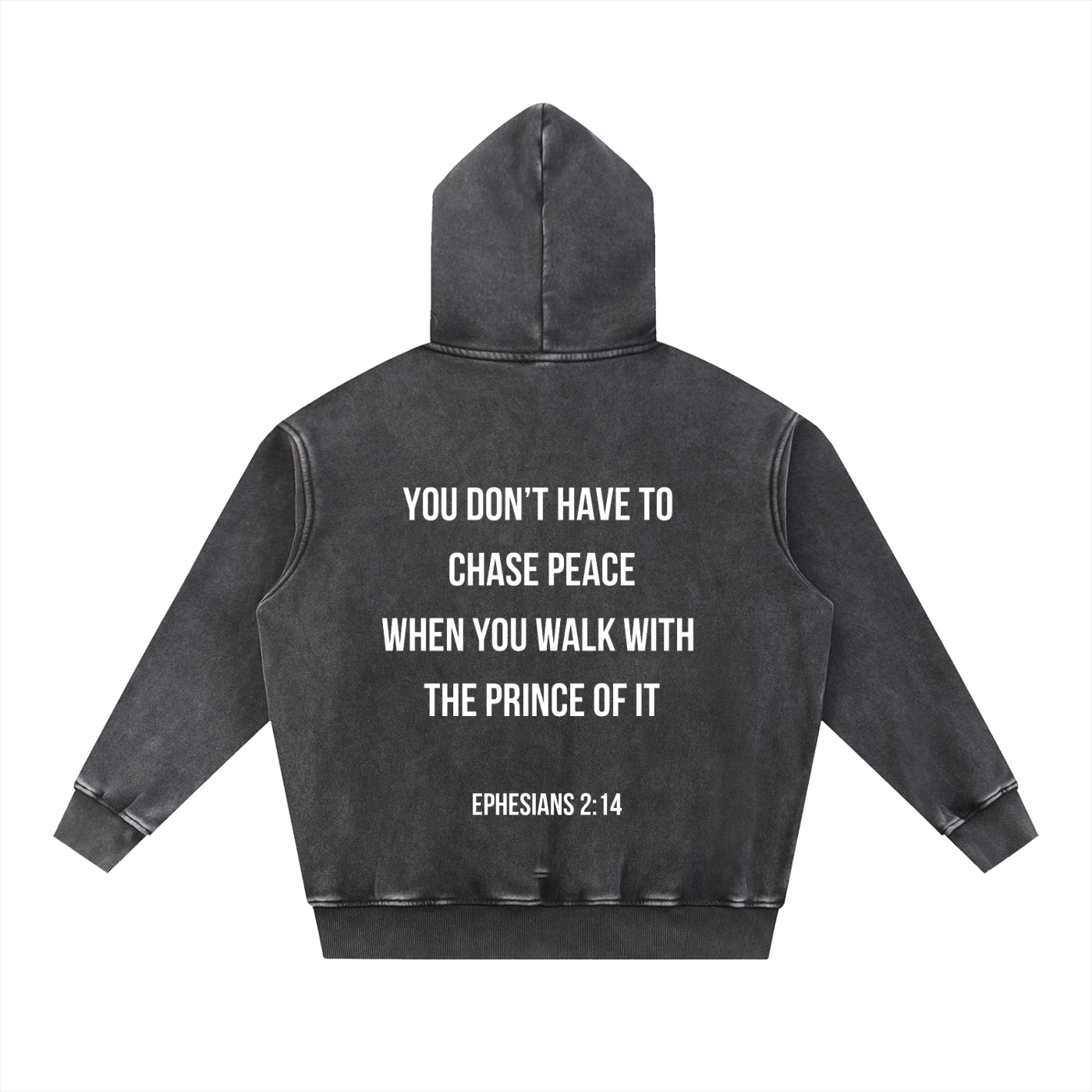 Prince Of Peace Wash Oversize Hoodie