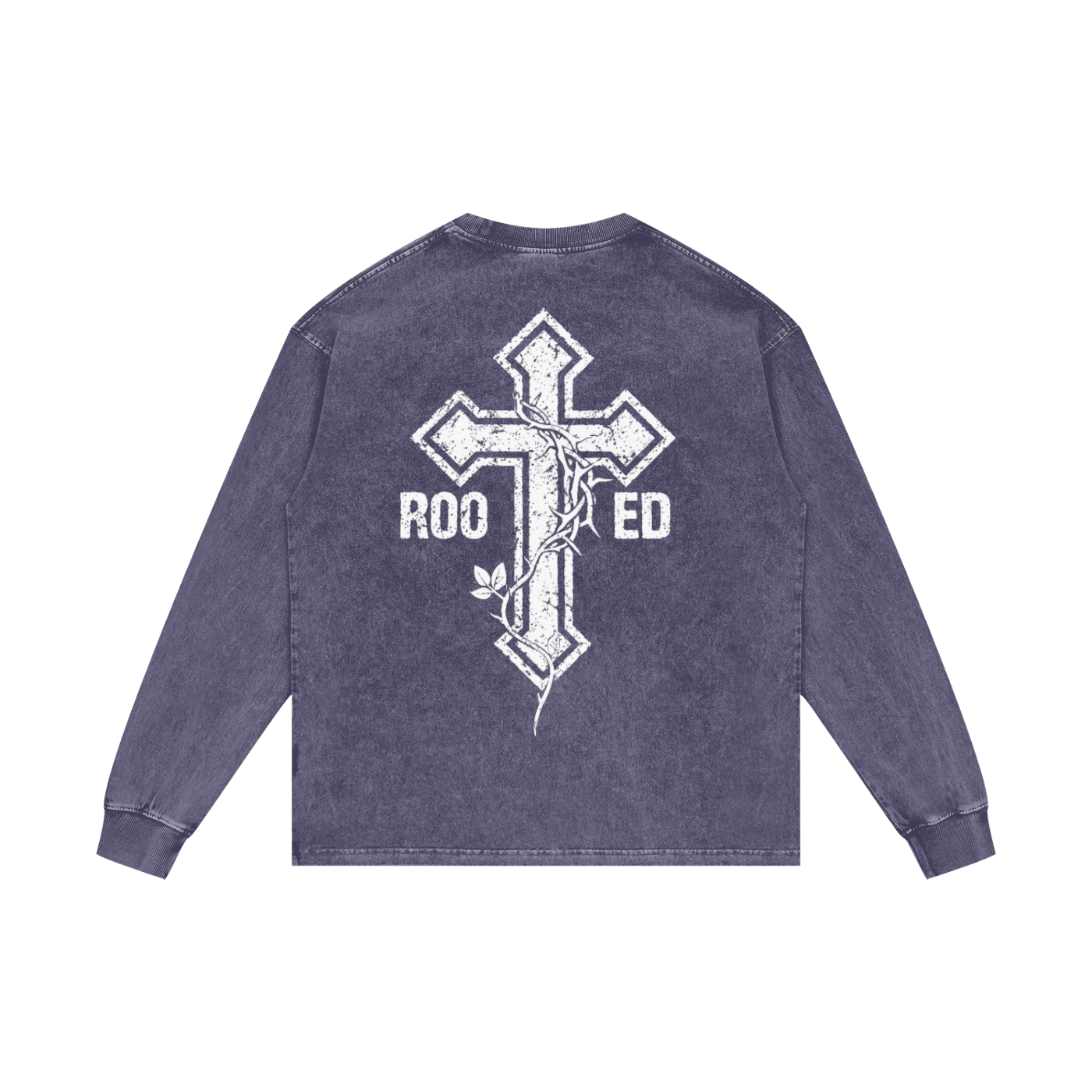 Acid Wash Oversize Long Sleeve T-Shirt