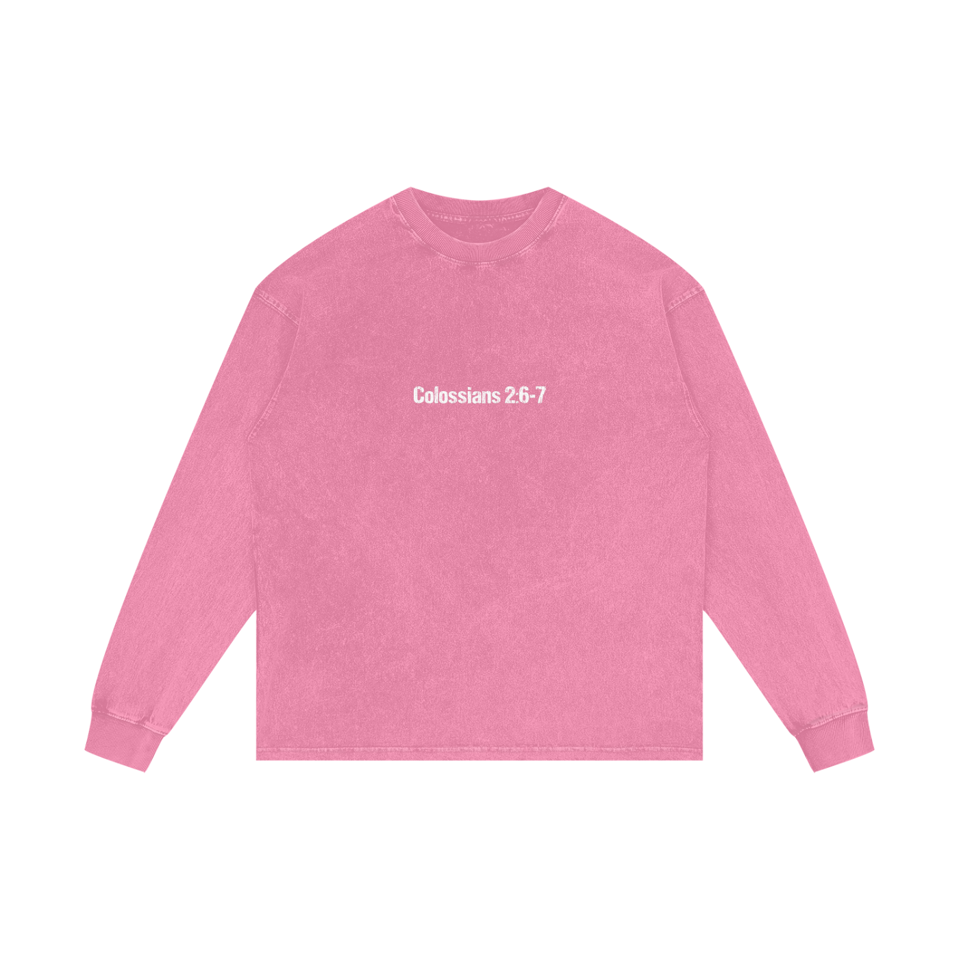 ROOTED Acid Wash Oversize Long Sleeve Shirt