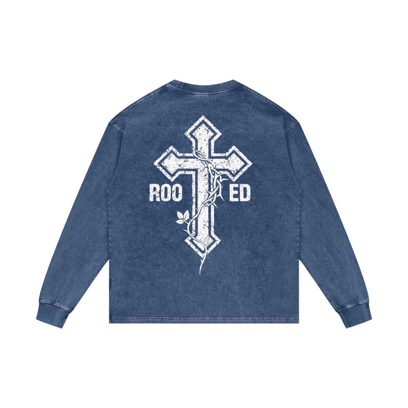 Acid Wash Oversize Long Sleeve T-Shirt