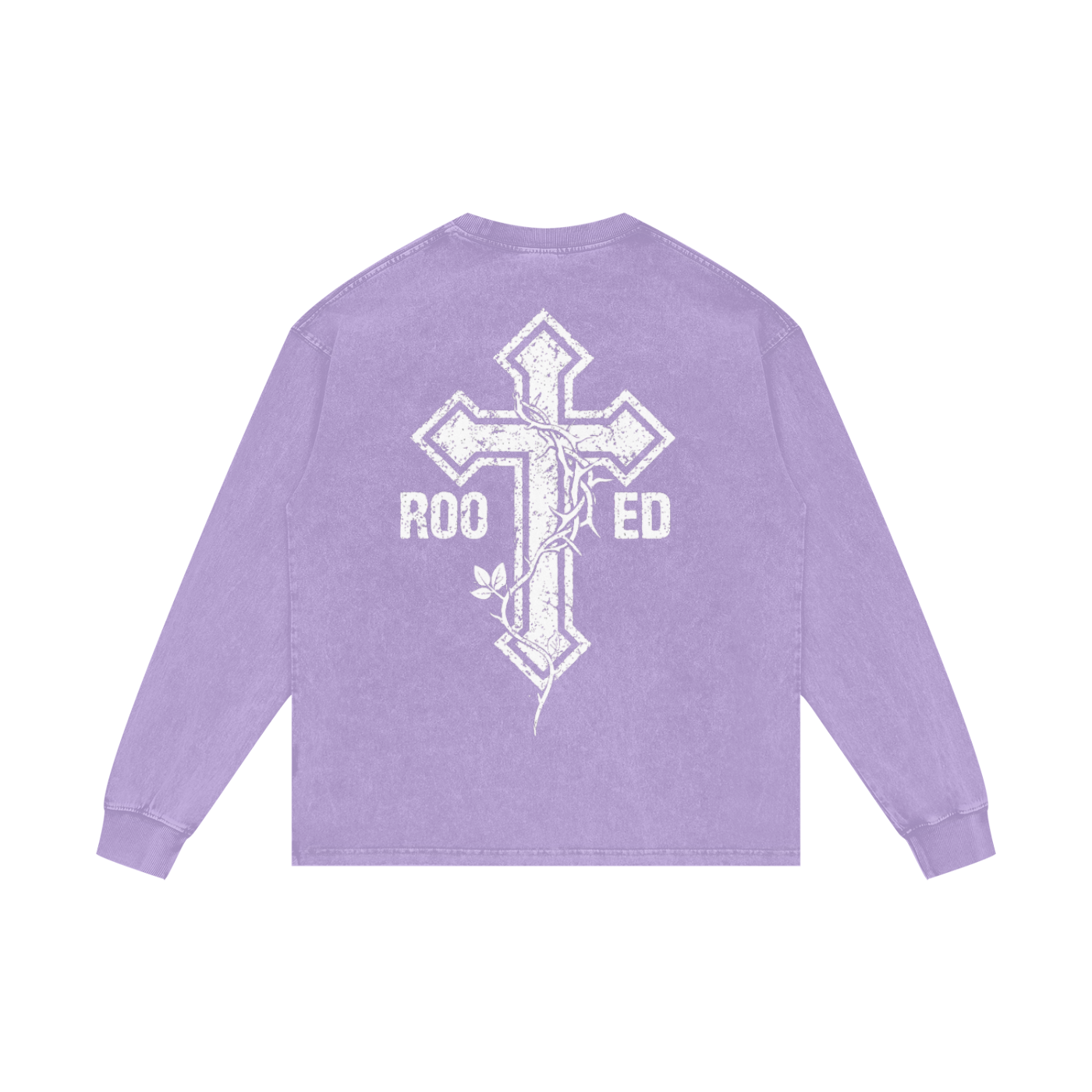 Acid Wash Oversize Long Sleeve T-Shirt