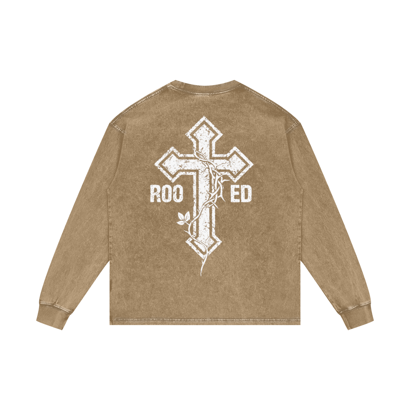 Acid Wash Oversize Long Sleeve T-Shirt
