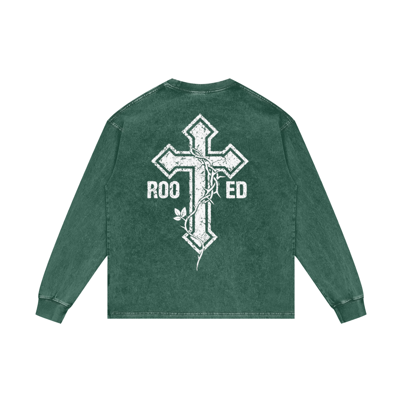 Acid Wash Oversize Long Sleeve T-Shirt