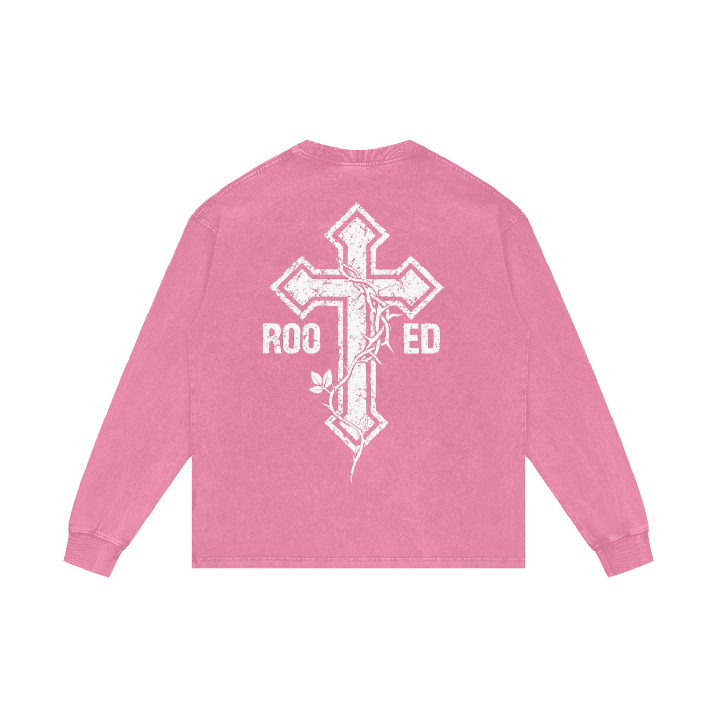 Acid Wash Oversize Long Sleeve T-Shirt