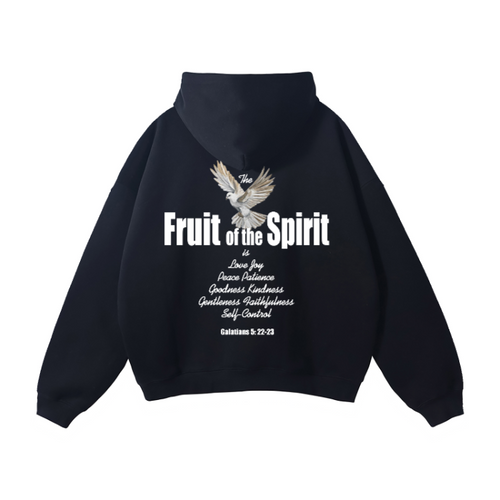 Fruit Of The Spirit Oversize Hoodie WHT Logo