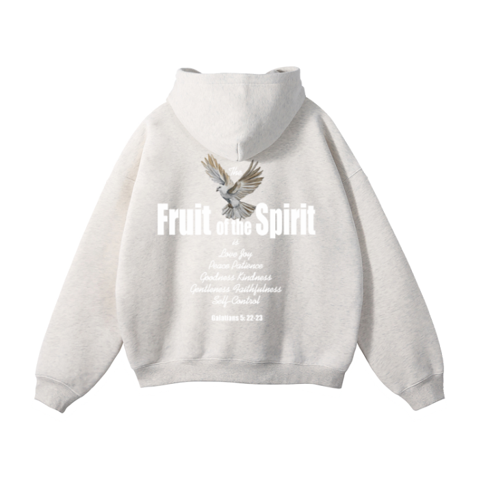 Fruit Of The Spirit Oversize Hoodie WHT Logo