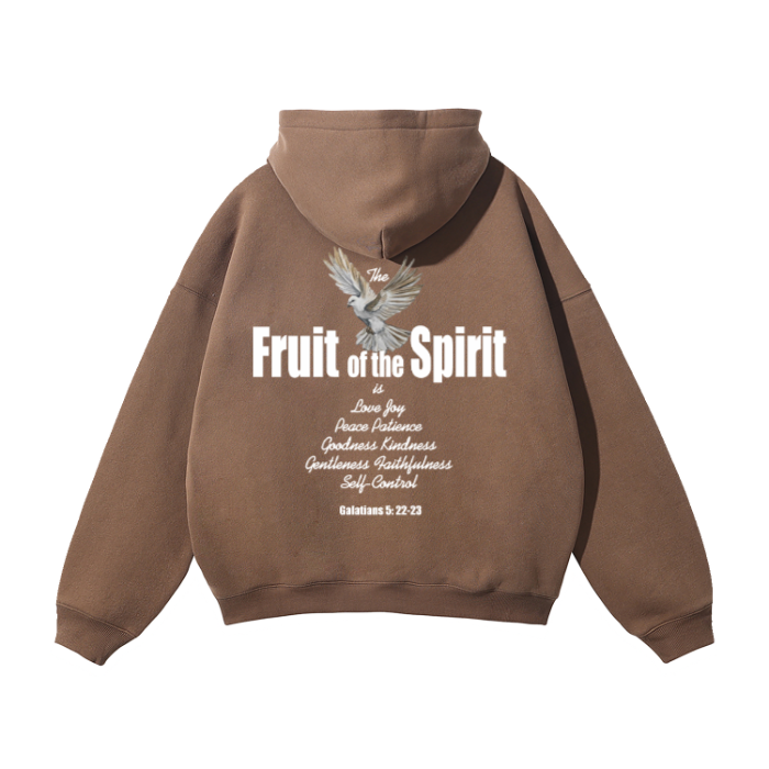 Fruit Of The Spirit Oversize Hoodie WHT Logo