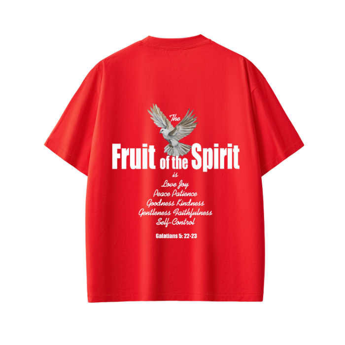 Fruit Of The Spirit T-Shirt WHT Logo