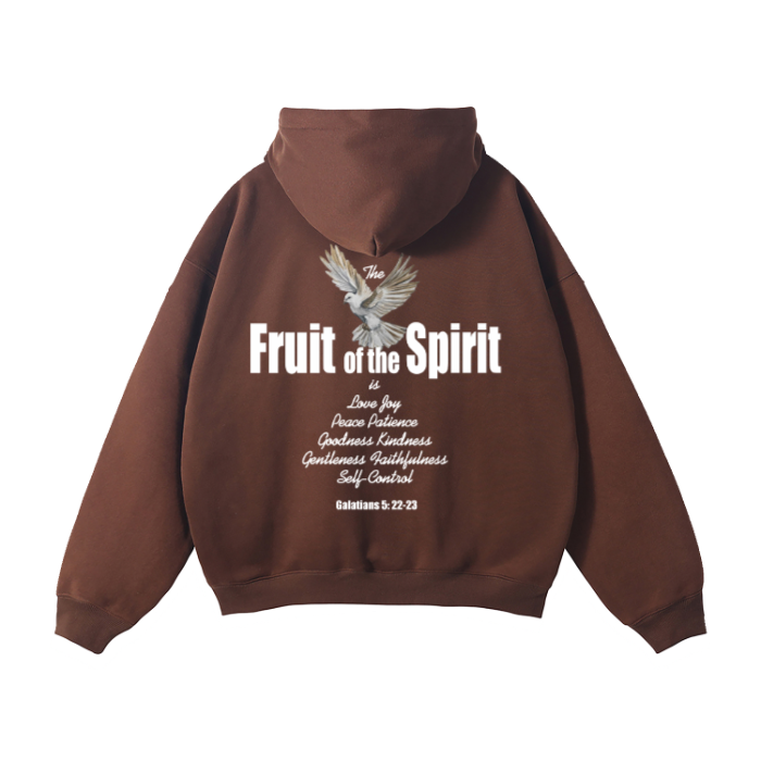 Fruit Of The Spirit Oversize Hoodie WHT Logo