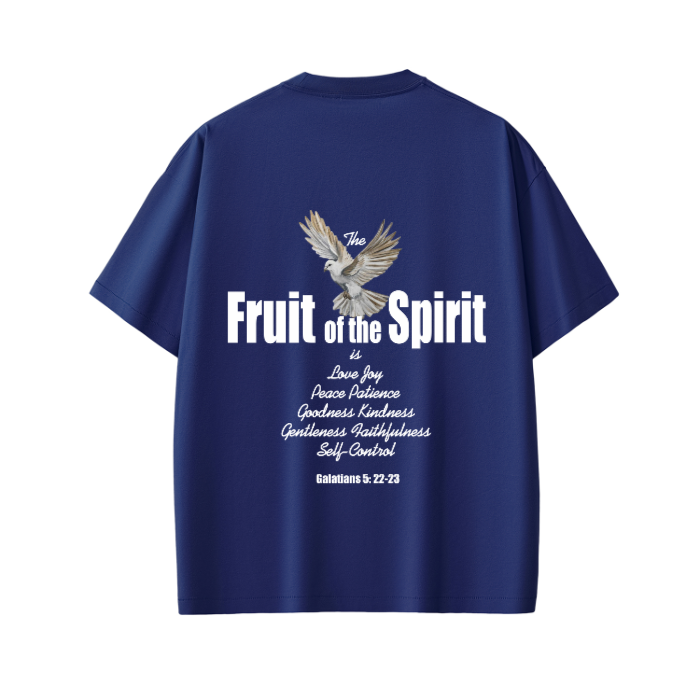 Fruit Of The Spirit T-Shirt WHT Logo