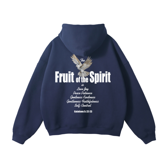 Fruit Of The Spirit Oversize Hoodie WHT Logo