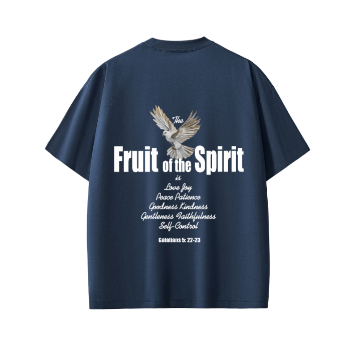 Fruit Of The Spirit T-Shirt WHT Logo