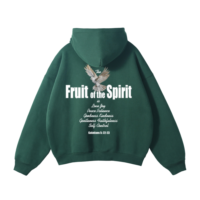 Fruit Of The Spirit Oversize Hoodie WHT Logo