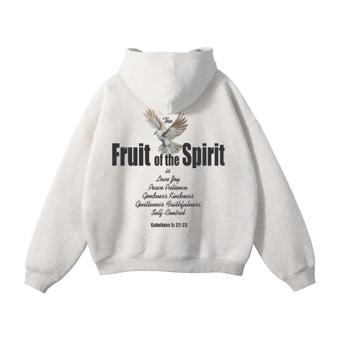 Fruit Of The Spirit Oversize Hoodie BLK Logo