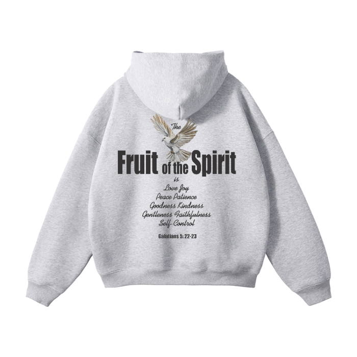 Fruit Of The Spirit Oversize Hoodie BLK Logo