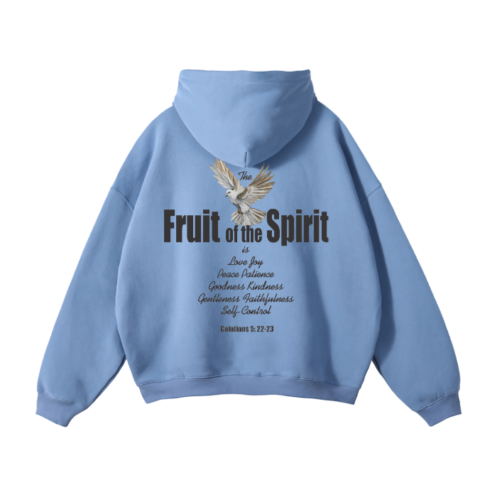 Fruit Of The Spirit Oversize Hoodie BLK Logo
