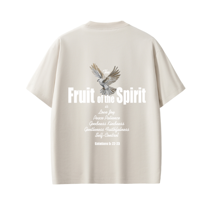 Fruit Of The Spirit T-Shirt WHT Logo