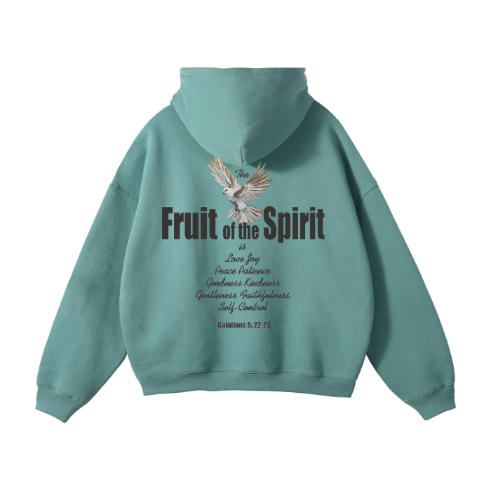 Fruit Of The Spirit Oversize Hoodie BLK Logo