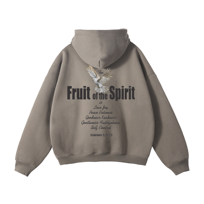 Fruit Of The Spirit Oversize Hoodie BLK Logo