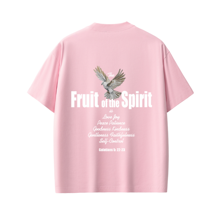 Fruit Of The Spirit T-Shirt WHT Logo