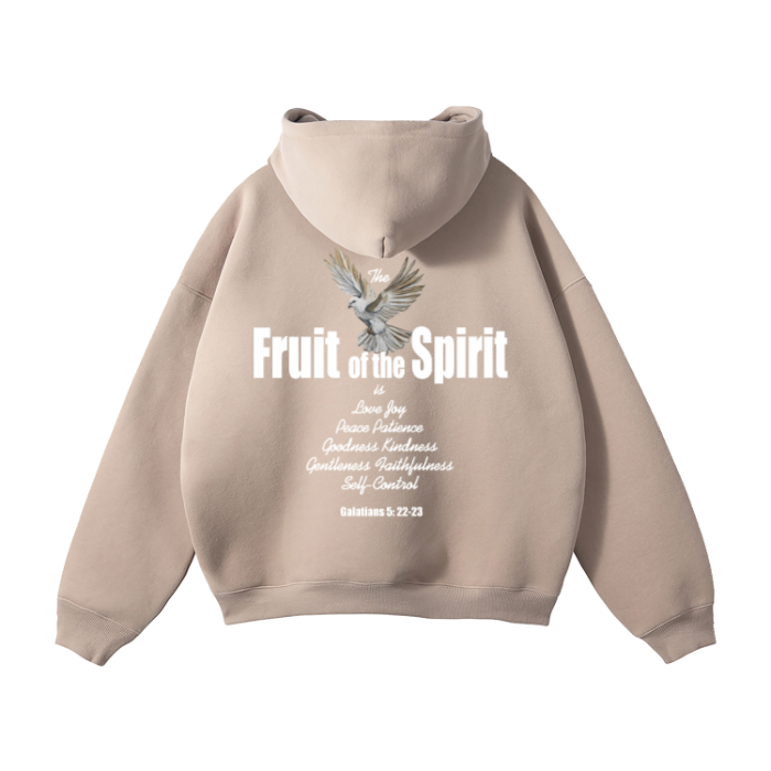 Fruit Of The Spirit Oversize Hoodie WHT Logo