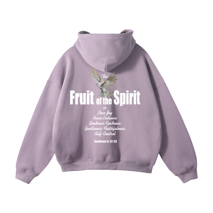 Fruit Of The Spirit Oversize Hoodie WHT Logo