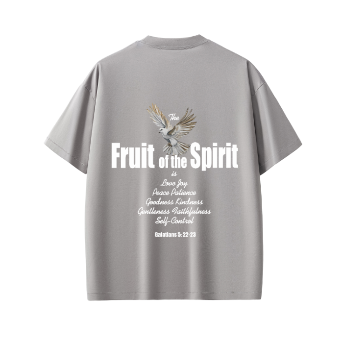 Fruit Of The Spirit T-Shirt WHT Logo