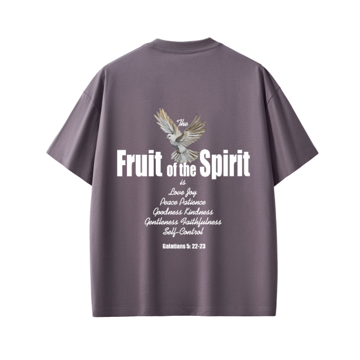Fruit Of The Spirit T-Shirt WHT Logo
