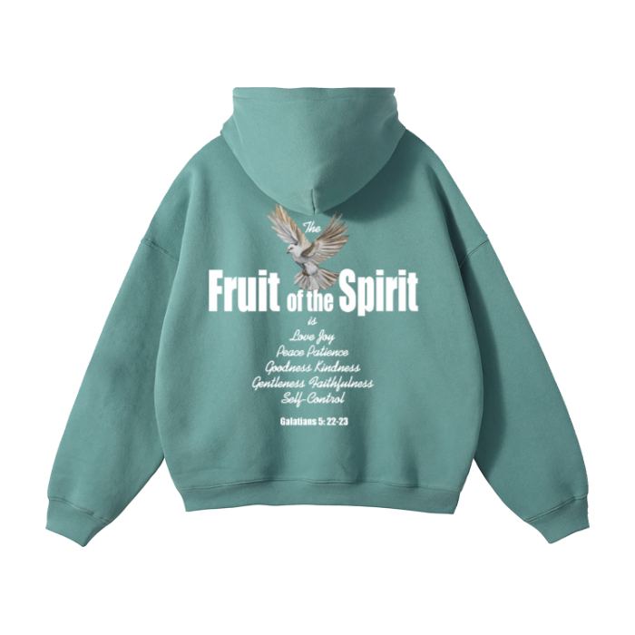 Fruit Of The Spirit Oversize Hoodie WHT Logo