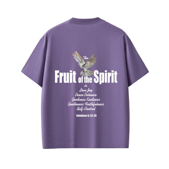 Fruit Of The Spirit T-Shirt WHT Logo