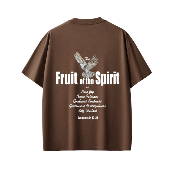 Fruit Of The Spirit T-Shirt WHT Logo