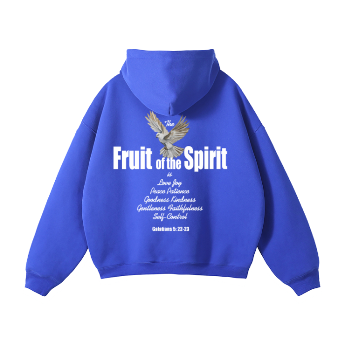 Fruit Of The Spirit Oversize Hoodie WHT Logo