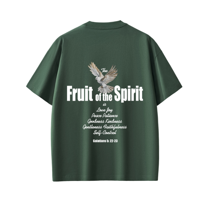 Fruit Of The Spirit T-Shirt WHT Logo
