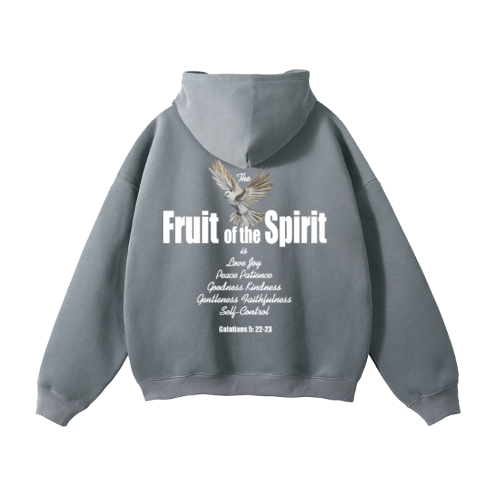 Fruit Of The Spirit Oversize Hoodie WHT Logo