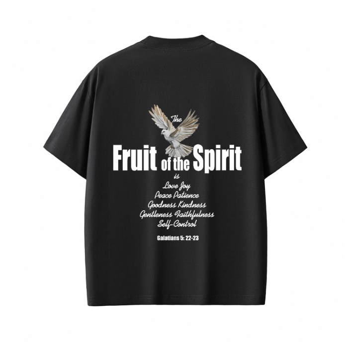 Fruit Of The Spirit T-Shirt WHT Logo