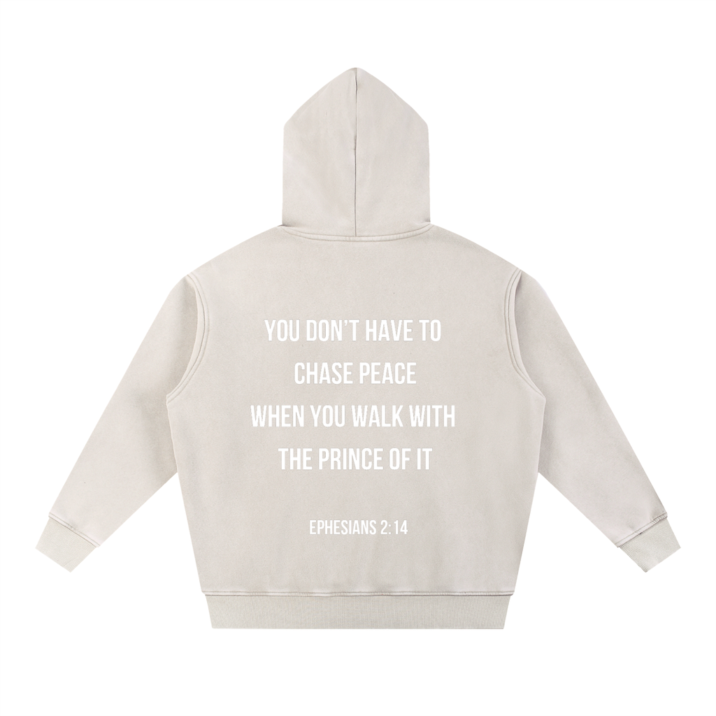Prince Of Peace Wash Oversize Hoodie