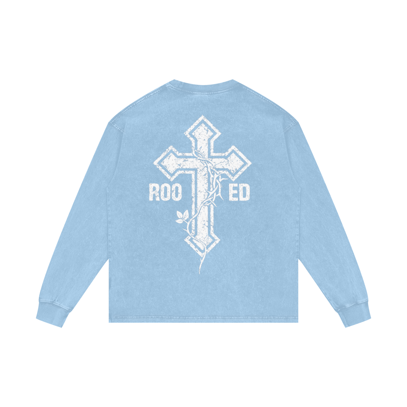 Acid Wash Oversize Long Sleeve T-Shirt