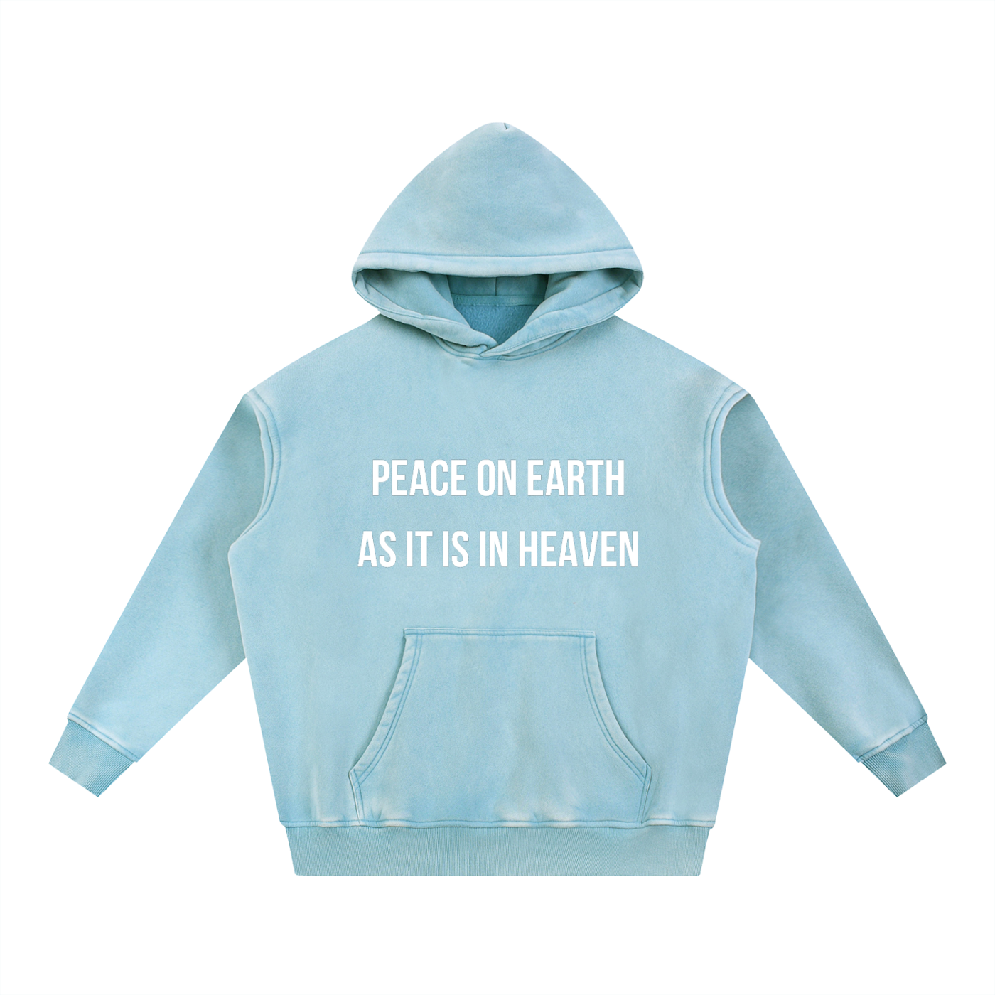 Prince Of Peace Wash Oversize Hoodie