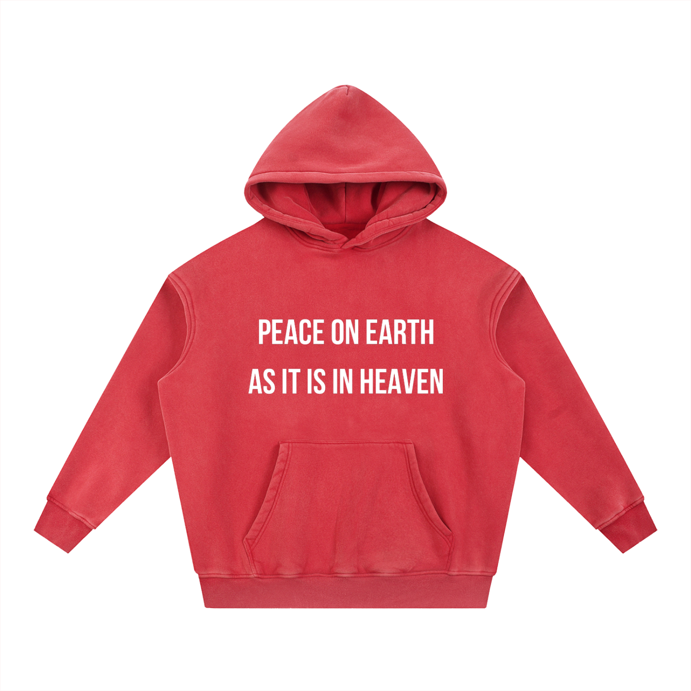Prince Of Peace Wash Oversize Hoodie