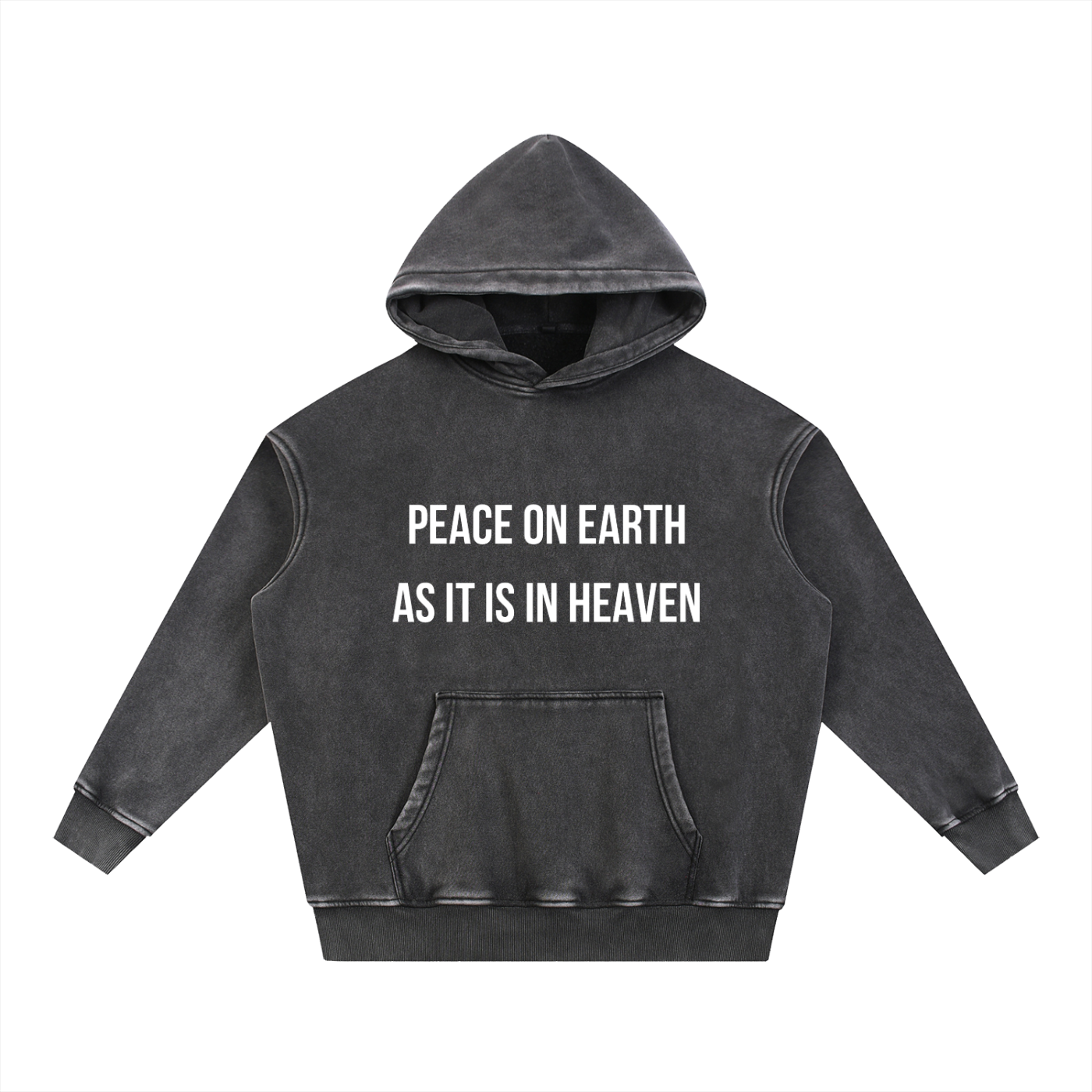 Prince Of Peace Wash Oversize Hoodie