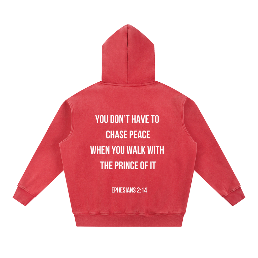 Prince Of Peace Wash Oversize Hoodie